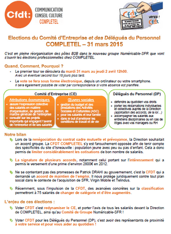 Classification : Enfin des avancées !